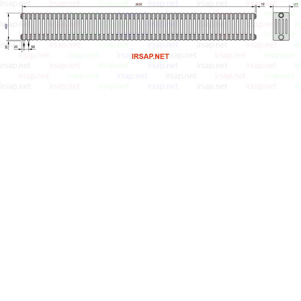 Радиатор IRSAP Tesi 50400/54 T18 CL 01